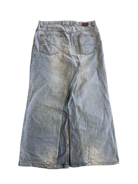 Light blue baggy jeans