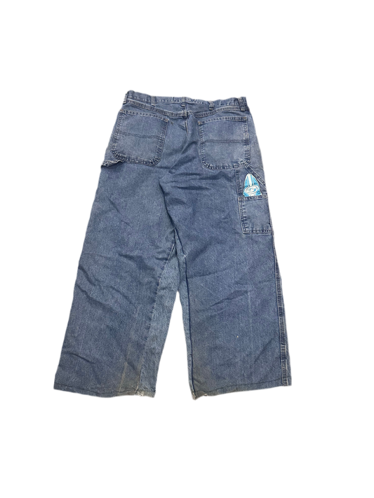 Blue surf jeans