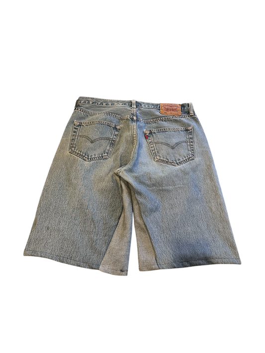 Light blue baggy jorts