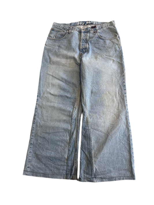Light blue baggy jeans