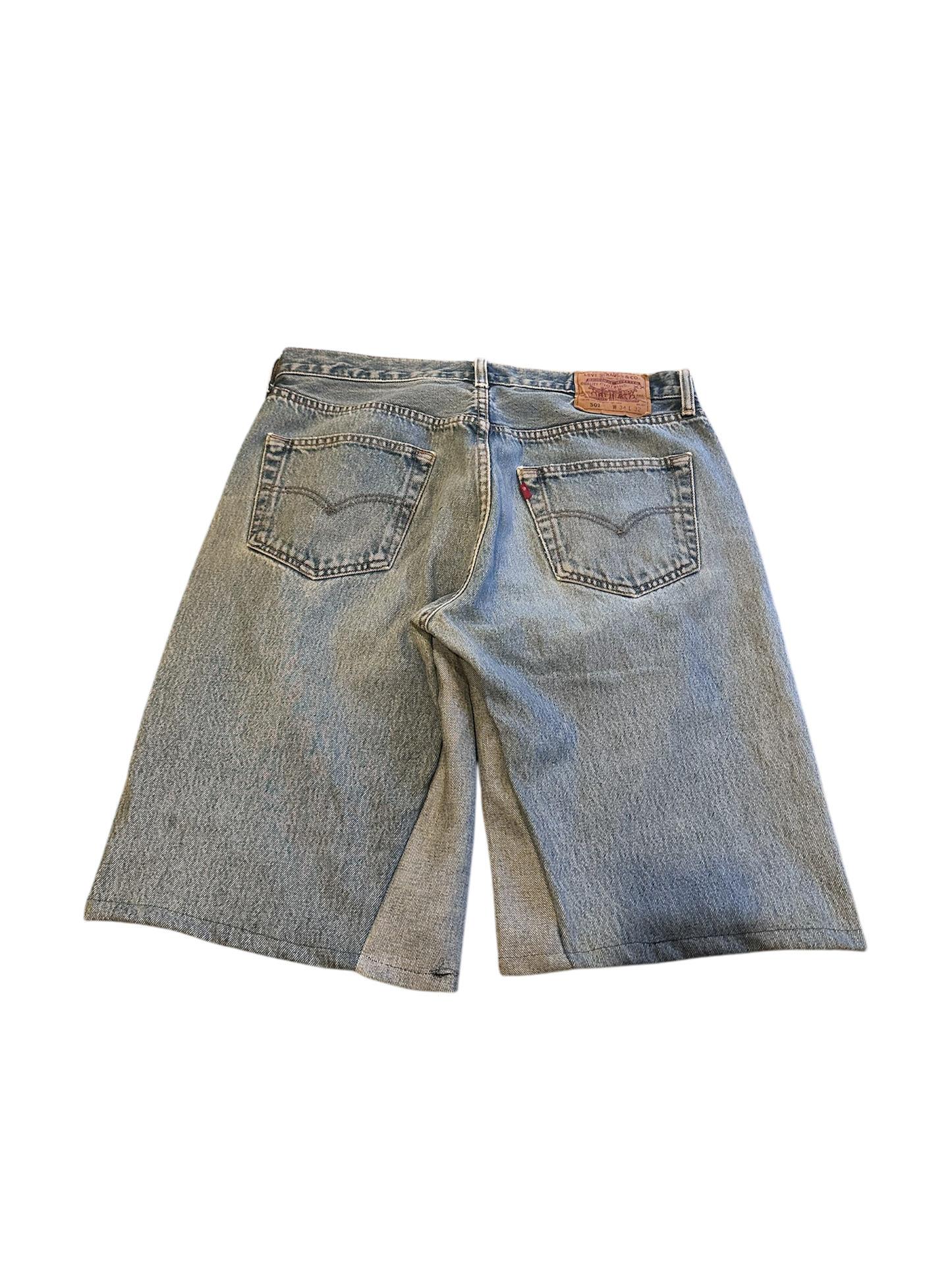 Light blue baggy jorts